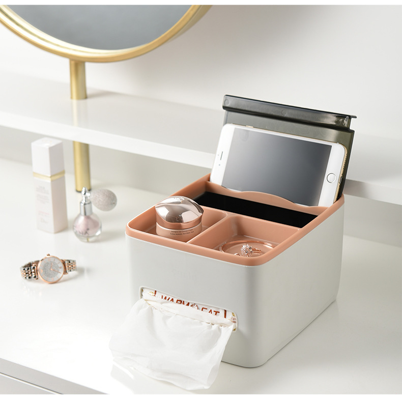 Douyin creative plastic paper box kitchen paper hygiene paper box functional tissue box