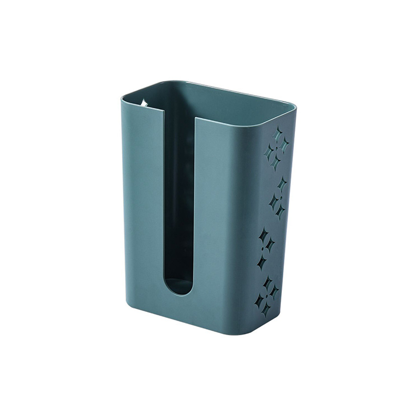 Multifunctional Tissue Household Solid Color Wall-Mounted Seamless Free Punch Tissue Box Bathroom Living Room Plastic Tissue Box