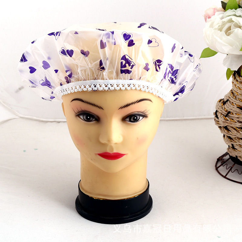 2017 new speed sales tonnage adult shower cap Eva waterproof ladies general shower cap disposable bath products. 2017 new speed sales tonnage adult shower cap Eva waterproof ladies general shower cap disposable bath products.