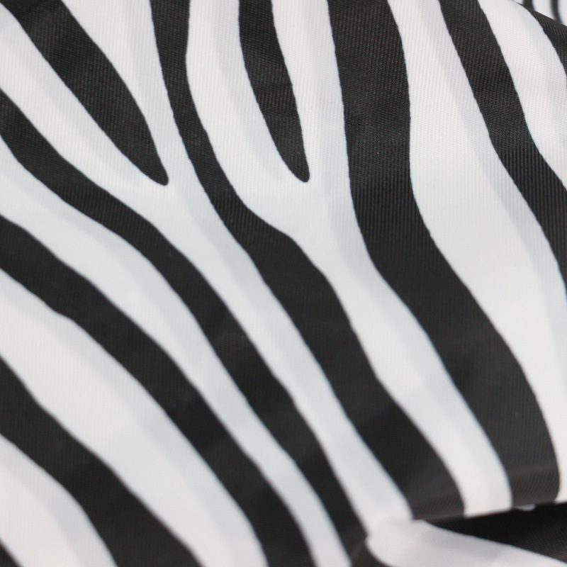 Shower Cap Waterproof Amazon Elastic Bow Black and White Stripes Shower Cap Female Yiwu Manufacturers Customizable Pattern