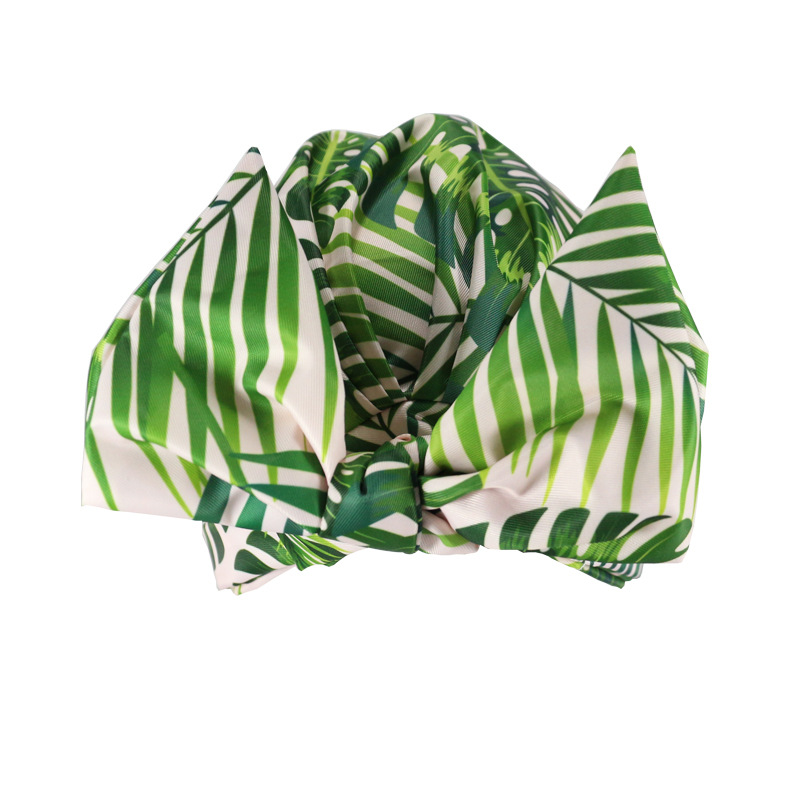 Shower Cap Waterproof Amazon Elastic Bow Black and White Stripes Shower Cap Female Yiwu Manufacturers Customizable Pattern