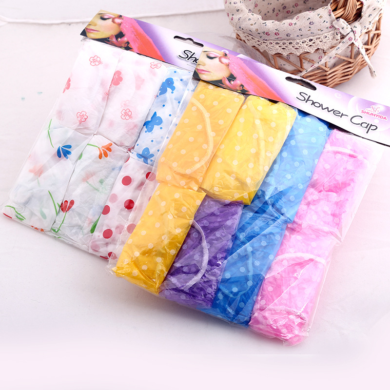 Wholesale adult shower cap Eva anti-water bath hat ladies general  sell toning supplies disposable toiletries.