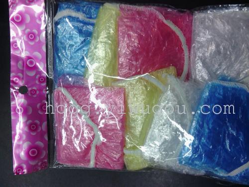 Factory direct Qinxia shower Cap 8 Pack