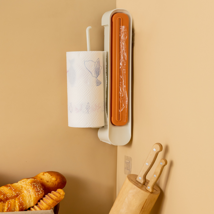 Kitchen Three-in-One Plastic Wrap Cutter