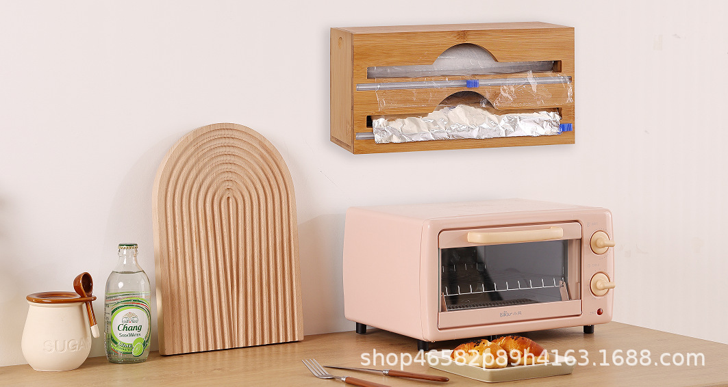 Packaging Dispenser with Cutter Aluminized Paper Plastic Wrap Dispenser Kitchen Drawer Wall Hanging Storage Storage Box Packaging Dispenser with Cutter Aluminized Paper Plastic Wrap Dispenser Kitchen Drawer Wall Hanging Storage Storage Box