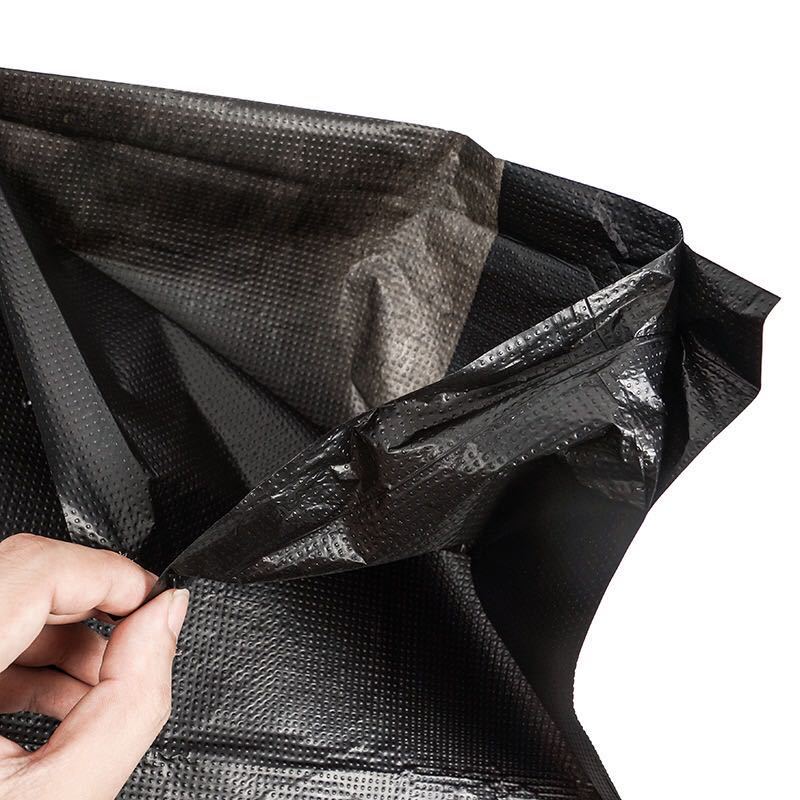 Thickened Black Household Kitchen Disposable Plastic Bag Large and Small Sizes Portable Vest Garbage Bag