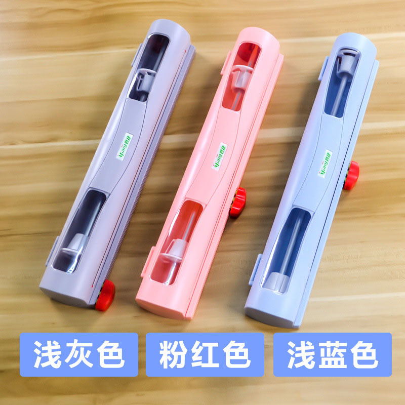 Factory Supply New Plastic Wrap Cutter Kitchen Supplies Directly Cut Plastic Wrap without Opening Lid Cutter Box