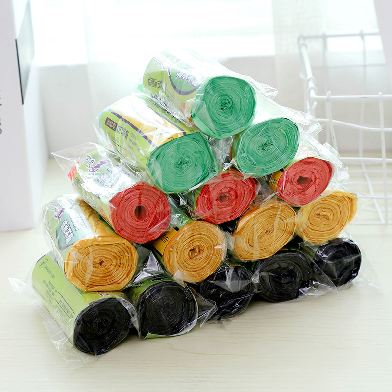 Factory Wholesale 50 * 46cm New Material Multicolor, Large Thick Garbage Bag Rolling Point Break Garbage Bag