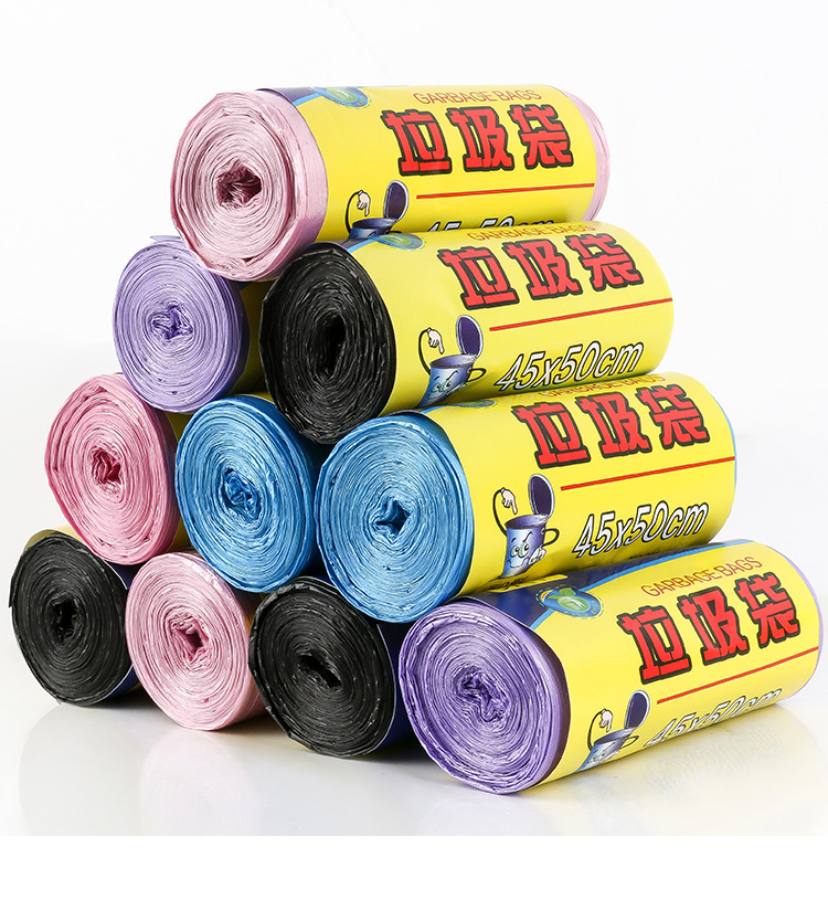 Single Roll Flat Mouth Garbage Bag Factory Wholesale Continuous Roll Point Break Plastic Bag Disposable Color Black Garbage Bag Single Roll Flat Mouth Garbage Bag Factory Wholesale Continuous Roll Point Break Plastic Bag Disposable Color Black Garbage Bag
