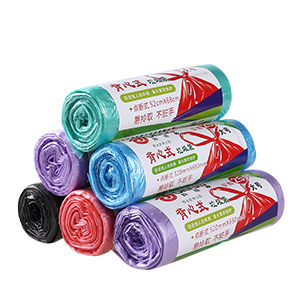 Thickened household tank top type garbage bag large size 25 only roll-down to carry kitchen plastic bags wholesale Thickened household tank top type garbage bag large size 25 only roll-down to carry kitchen plastic bags wholesale