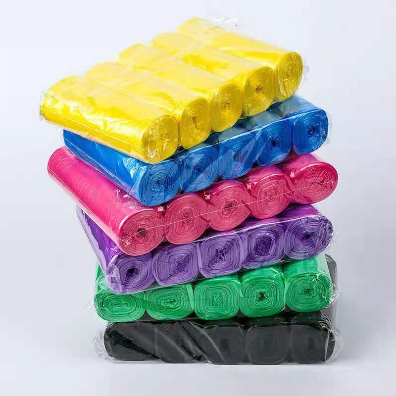 Garbage Bag Household Vest Portable Garbage Bag in Multiple Colors Rolling Garbage Bag Portable Plastic Bag