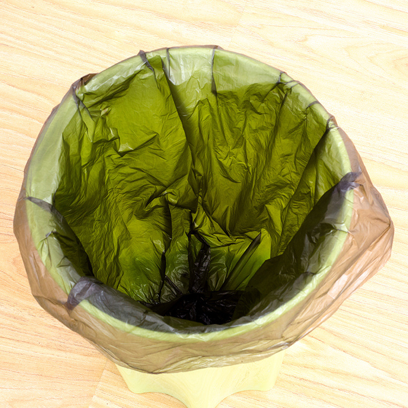 Factory Direct Sales PE New Material Rolling Black Large Garbage Bag Office Home Disposable Thickened Garbage Bag