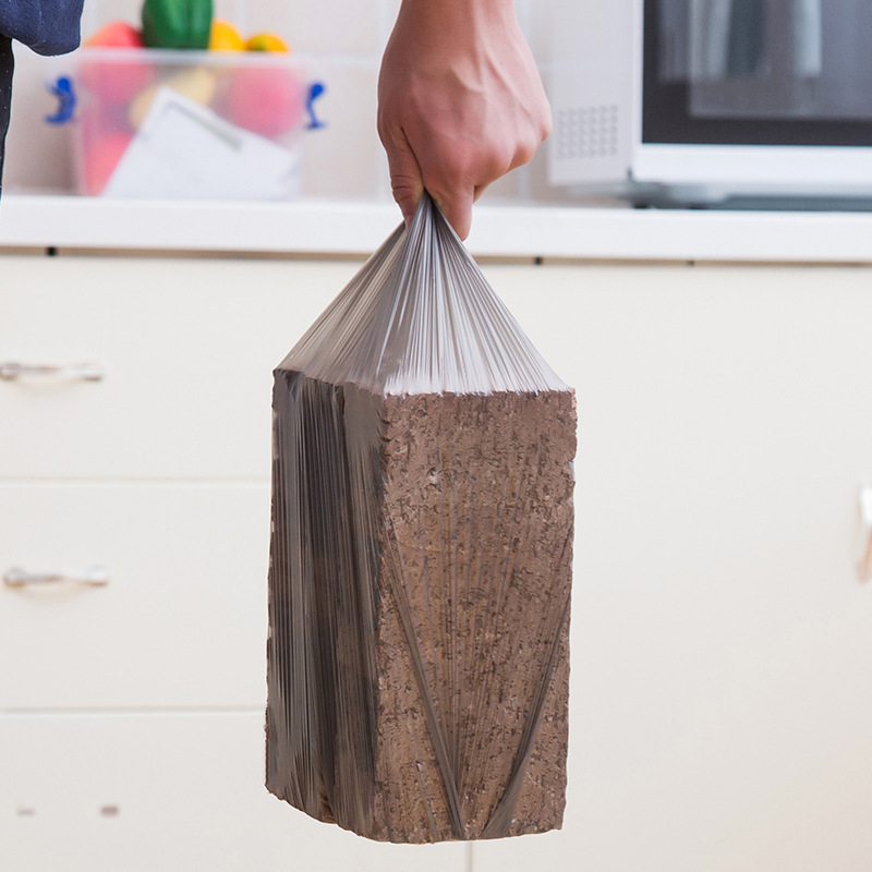 Factory Direct Sales PE New Material Rolling Black Large Garbage Bag Office Home Disposable Thickened Garbage Bag
