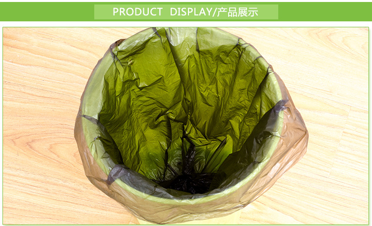 Factory Direct Sales PE New Material Rolling Black Large Garbage Bag Office Home Disposable Thickened Garbage Bag
