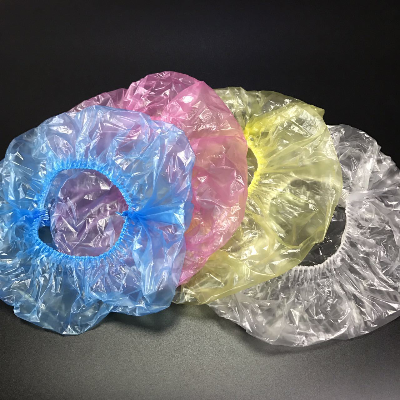 Disposable Shower Cap 100 PCs Plastic Waterproof Headgear Transparent Hotel Hair Dyeing Strip Shower Cap PE Plastic Wrap Cover Disposable Shower Cap 100 PCs Plastic Waterproof Headgear Transparent Hotel Hair Dyeing Strip Shower Cap PE Plastic Wrap Cover