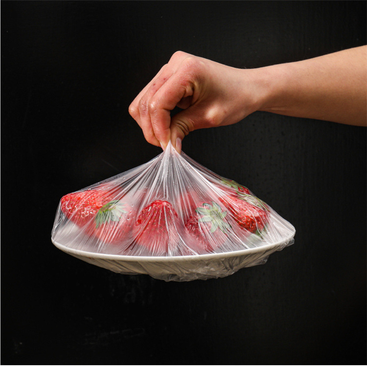 Food Grade Elastic Mouth Plastic Wrap Cover Fresh Cover Sets Disposable FreshKeeping Cover Size Bowl Cover Universal
