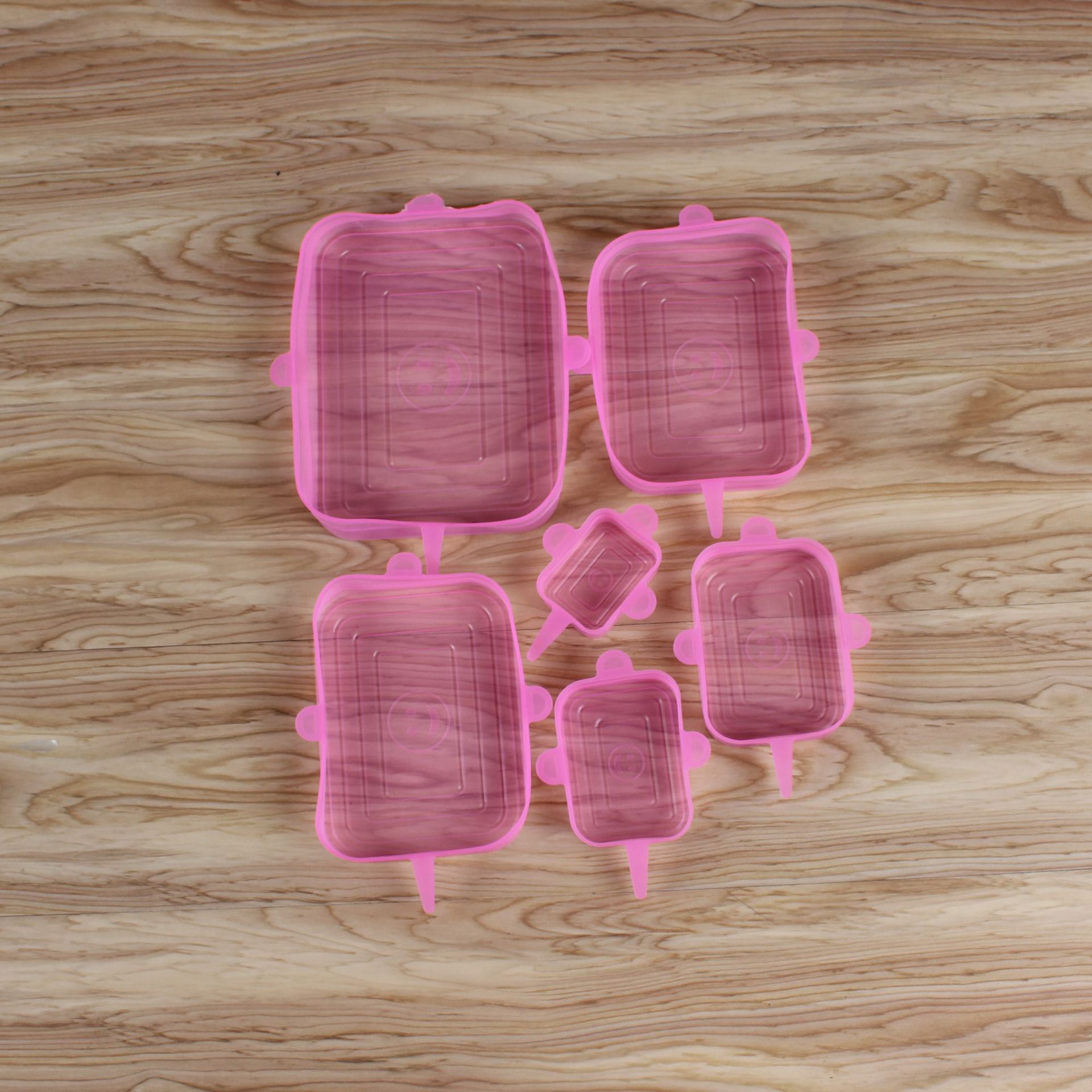 Square Fresh Cover 6-Piece Kitchen Sealed Cover Food Elastic Anti-Layer Silicone Plastic Wrap Spot Sale Square Fresh Cover 6-Piece Kitchen Sealed Cover Food Elastic Anti-Layer Silicone Plastic Wrap Spot Sale