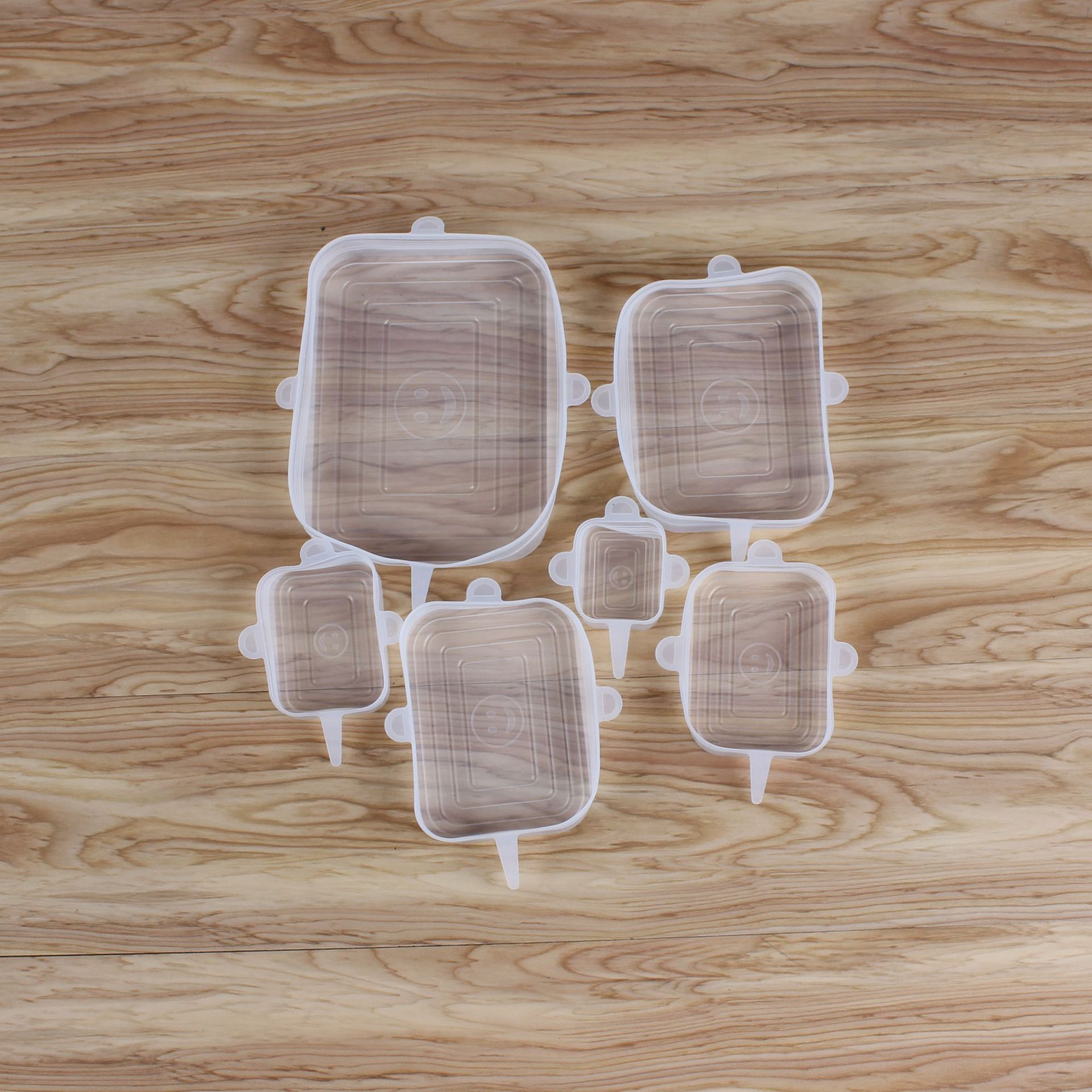 Square Fresh Cover 6-Piece Kitchen Sealed Cover Food Elastic Anti-Layer Silicone Plastic Wrap Spot Sale Square Fresh Cover 6-Piece Kitchen Sealed Cover Food Elastic Anti-Layer Silicone Plastic Wrap Spot Sale