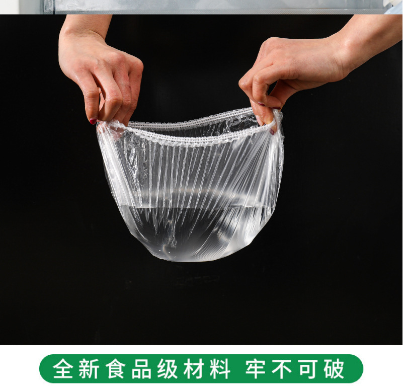Disposable Fresh-Keeping Sets Refrigerator Food Anti-Odor Plastic Wrap Cover Food Cover Dustproof Disposable Food Cover