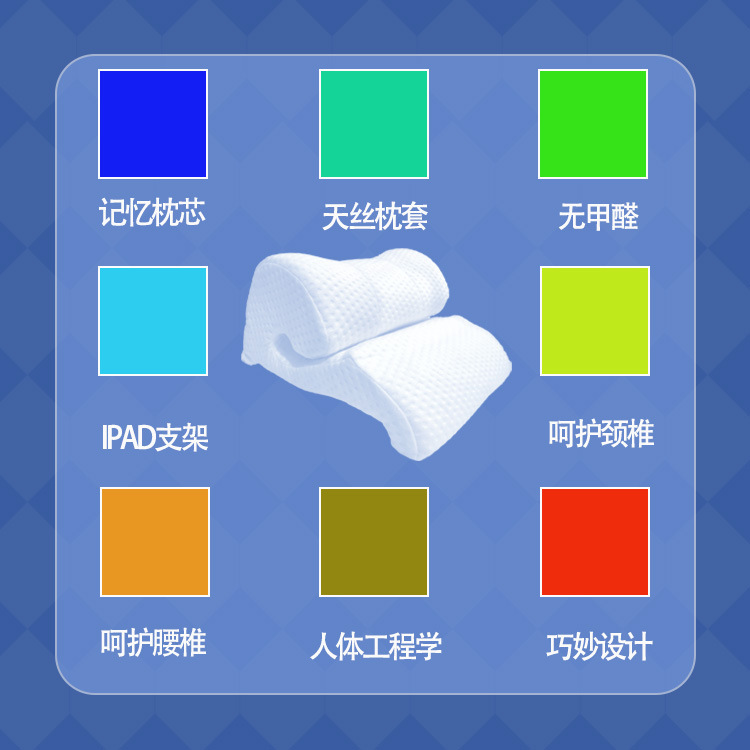 Cross-Border Hot Selling Pillow Pad iPad Stand Reading Pillow Cervical Pillow Memory Foam Lumbar Pillow Cushion Foot Pillow Cross-Border Hot Selling Pillow Pad iPad Stand Reading Pillow Cervical Pillow Memory Foam Lumbar Pillow Cushion Foot Pillow
