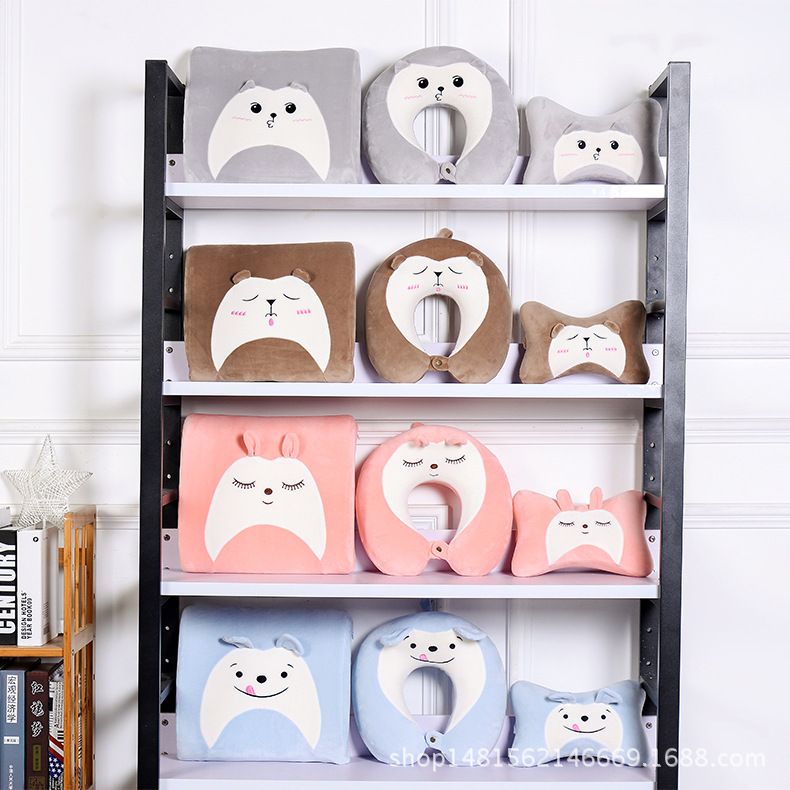 Ennais new cartoon slow padding memory cotton head travel waist pillow u Ennais new cartoon slow padding memory cotton head travel waist pillow u