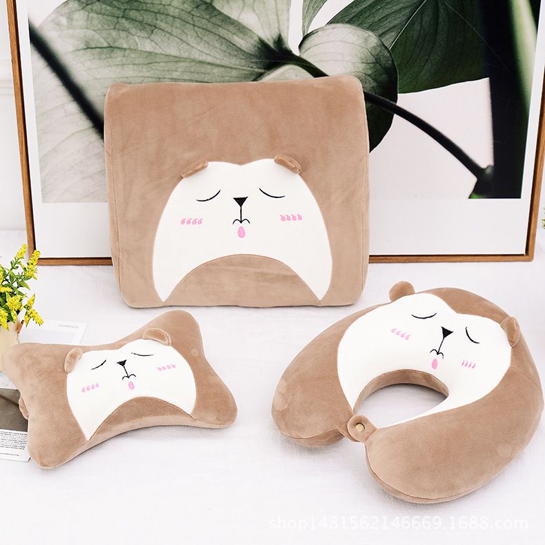 Ennais new cartoon slow padding memory cotton head travel waist pillow u Ennais new cartoon slow padding memory cotton head travel waist pillow u