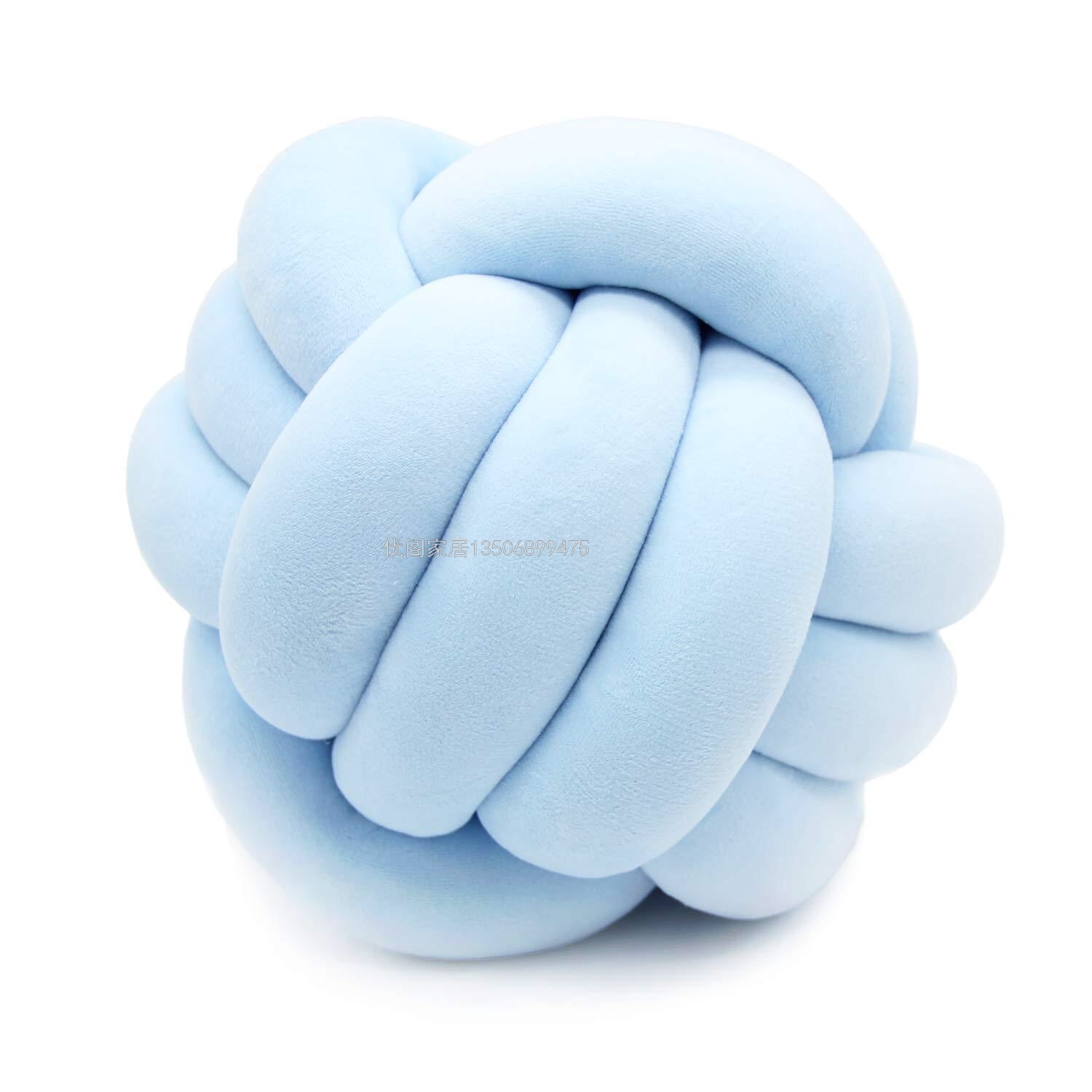 Youge Ins Popular Knot Ball Chinese Knot 3 Shares Knotted Pillow National Life Same Plush Toy