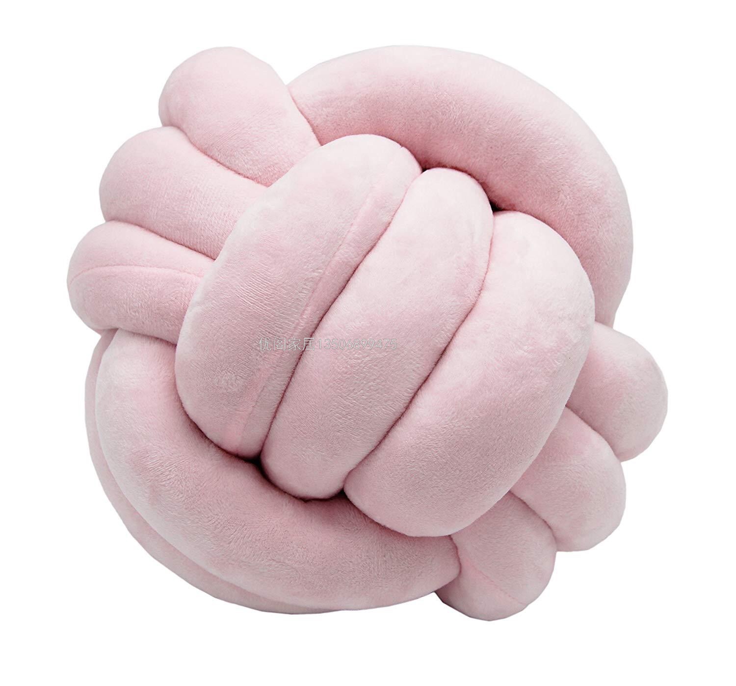 Youge Ins Popular Knot Ball Chinese Knot 3 Shares Knotted Pillow National Life Same Plush Toy Youge Ins Popular Knot Ball Chinese Knot 3 Shares Knotted Pillow National Life Same Plush Toy