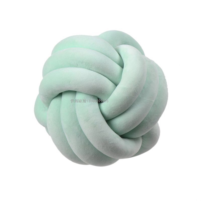 Youge Ins Popular Knot Ball Chinese Knot 3 Shares Knotted Pillow National Life Same Plush Toy Youge Ins Popular Knot Ball Chinese Knot 3 Shares Knotted Pillow National Life Same Plush Toy