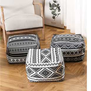 Nordic Homestay Tufted Pillow Cotton Embroidery Sofa Cushion Living Room Bay Window Cushion plus Tassel Pillow Cover Wholesale Nordic Homestay Tufted Pillow Cotton Embroidery Sofa Cushion Living Room Bay Window Cushion plus Tassel Pillow Cover Wholesale