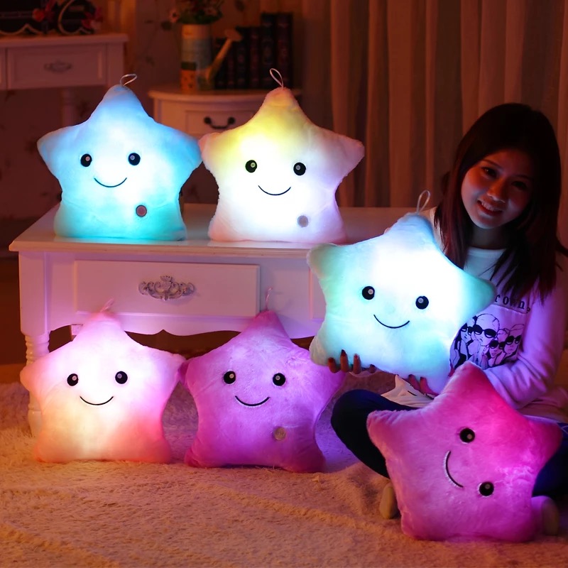 Star pillow light up LED pillow light up