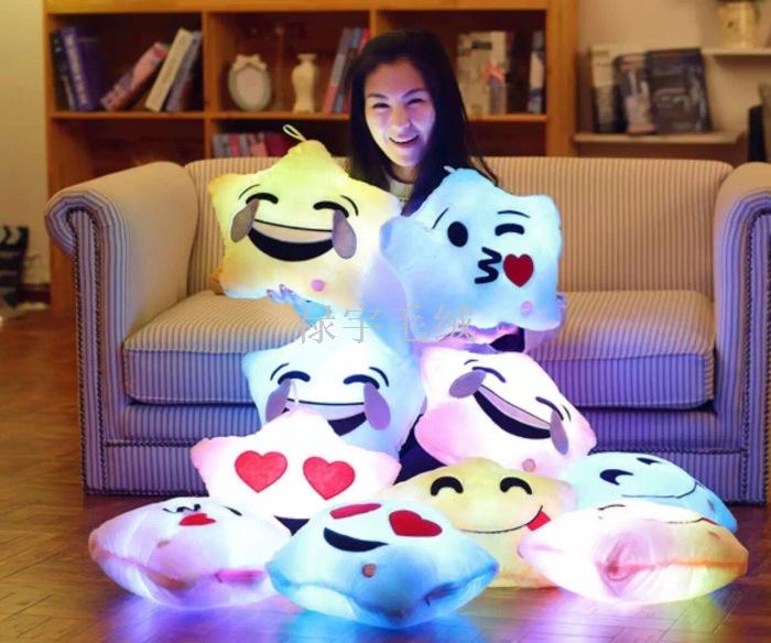 Star pillow light up LED pillow light up