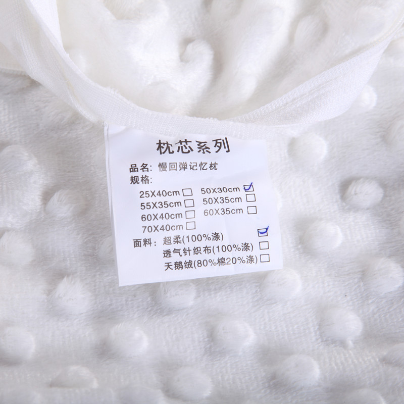 New white material b-wave memory foam pillow memory pillows factory wholesale