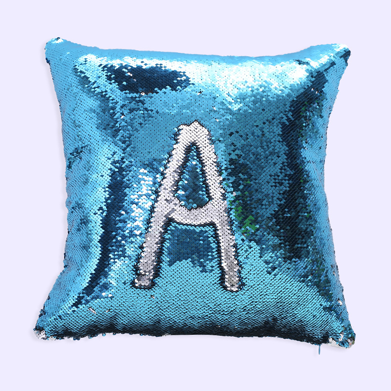 Foreign trade hot - selling two - color bright - piece pillow pillow case car sofa cushion cover European pillow case