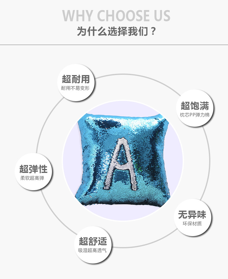 Foreign trade hot - selling two - color bright - piece pillow pillow case car sofa cushion cover European pillow case Foreign trade hot - selling two - color bright - piece pillow pillow case car sofa cushion cover European pillow case