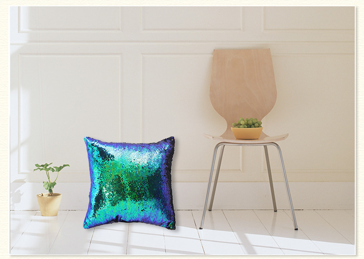 Foreign trade hot - selling two - color bright - piece pillow pillow case car sofa cushion cover European pillow case Foreign trade hot - selling two - color bright - piece pillow pillow case car sofa cushion cover European pillow case