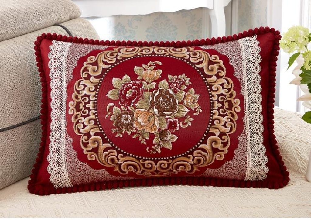 Continental chenille sofa pillow pillow pillow as car pillow back as as as cover bedding household Continental chenille sofa pillow pillow pillow as car pillow back as as as cover bedding household