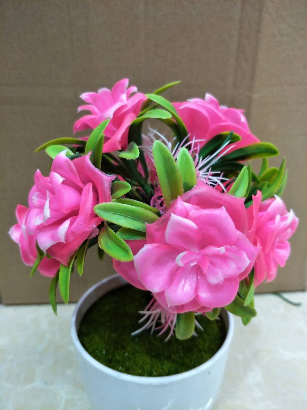 Artificial Plant Bonsai Plastic Green Plant Artificial Tree Decoration Home Desktop Decoration Small Bonsai