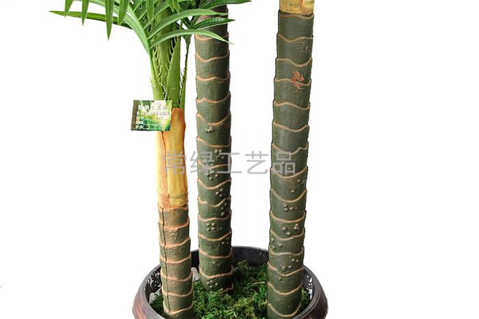 Artificial plants feel heightening par three Cuban Royal Palm tree artificial tree crafts