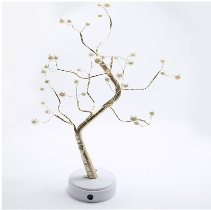 Battery Box Branch Lamp Indoor Hotel LED Artificial Tree Lights Photography Props 20 Head Christmas Decoration Branch Light