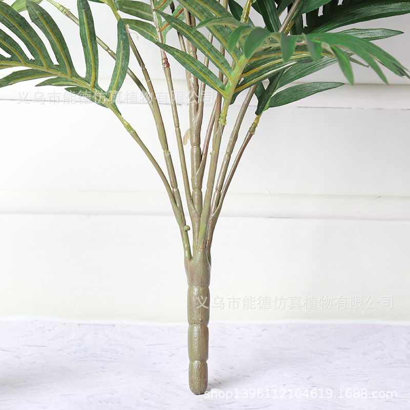 Plant Wall Accessories Small Coconut Leaf Areca Palm Simulation Palm Tree Bonsai Decoration Kwai Tree Artificial Tree Plant Wall Accessories Small Coconut Leaf Areca Palm Simulation Palm Tree Bonsai Decoration Kwai Tree Artificial Tree