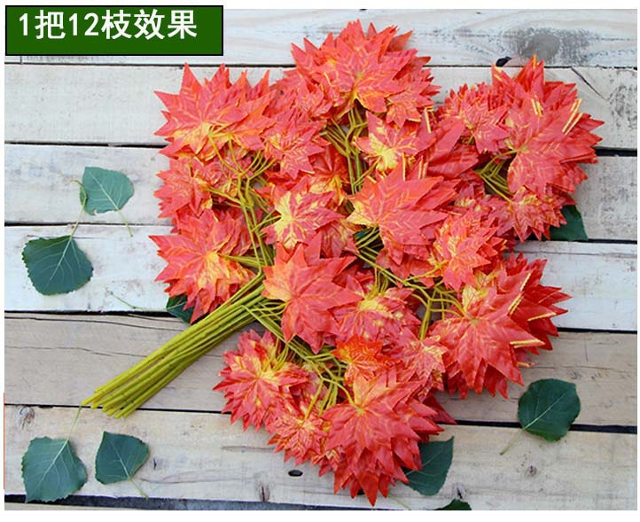 Simulation Banyan Tree Red Maple Branches Indoor Artificial Tree Ginkgo Branch Plastic Branches Engineering Landscaping Green Leaf Plant Decoration Simulation Banyan Tree Red Maple Branches Indoor Artificial Tree Ginkgo Branch Plastic Branches Engineering Landscaping Green Leaf Plant Decoration