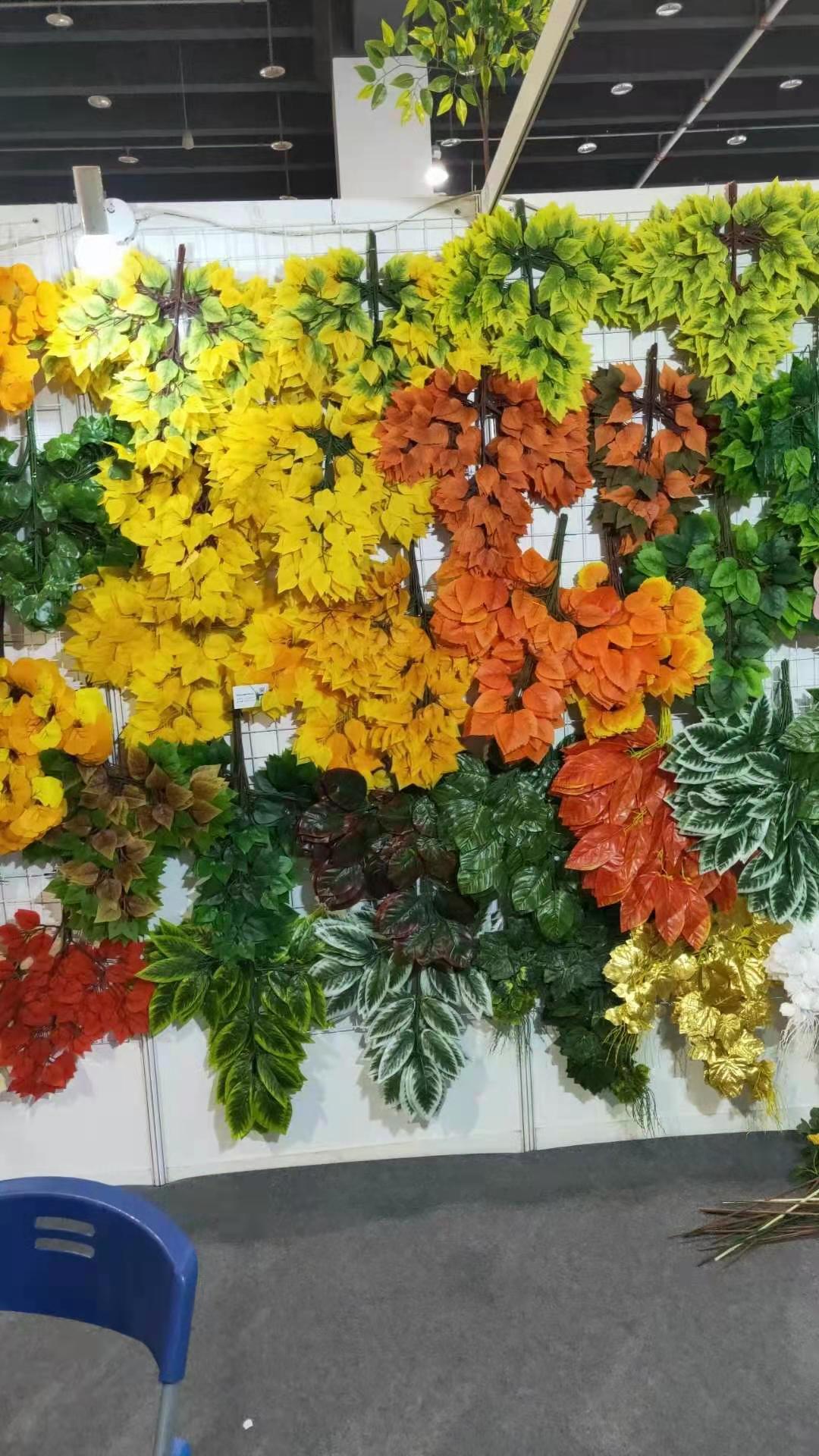Artificial Flower Birch Leaf Fake Tree Leaves Indoor Artificial Tree Decoration Plastic Branches Garden Landscape Green Leaf Plant Decoration