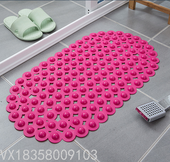 New Bathroom Non-Slip Mat Bathroom Bath Mat Shower Room Floor Mat Bathtub Mat Water Insulation Mat Oval Hat