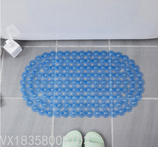 New Bathroom Non-Slip Mat Bathroom Bath Mat Shower Room Floor Mat Bathtub Mat Water Insulation Mat Oval Hat