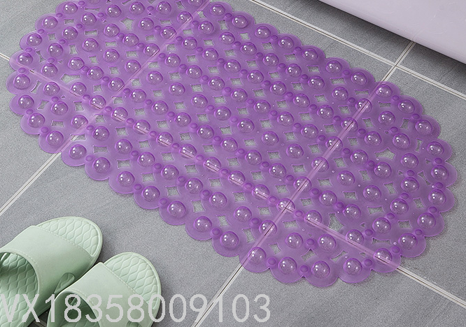 New Bathroom Non-Slip Mat Bathroom Bath Mat Shower Room Floor Mat Bathtub Mat Water Insulation Mat Oval Hat