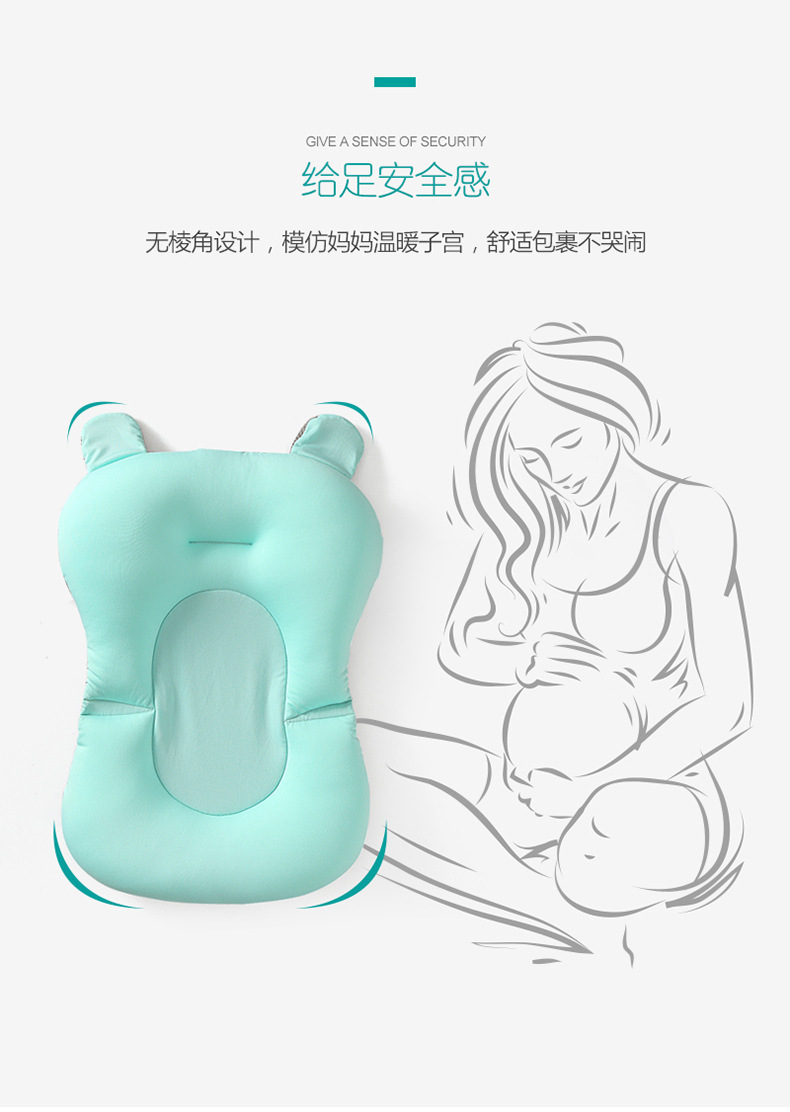 Factory Direct Sales Foam Particles Summer Baby Bathtub Mat Floating Mat Baby Bathtub Mat Bathtub Non-Slip Mat