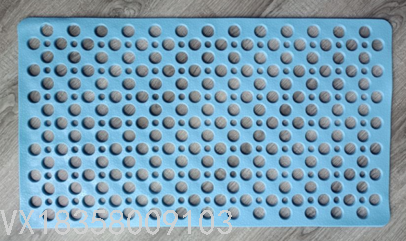 New Bathroom Non-Slip Mat Bathroom Bath Mat Shower Room Floor Mat Bathtub Mat Water Insulation Mat Large round Hole