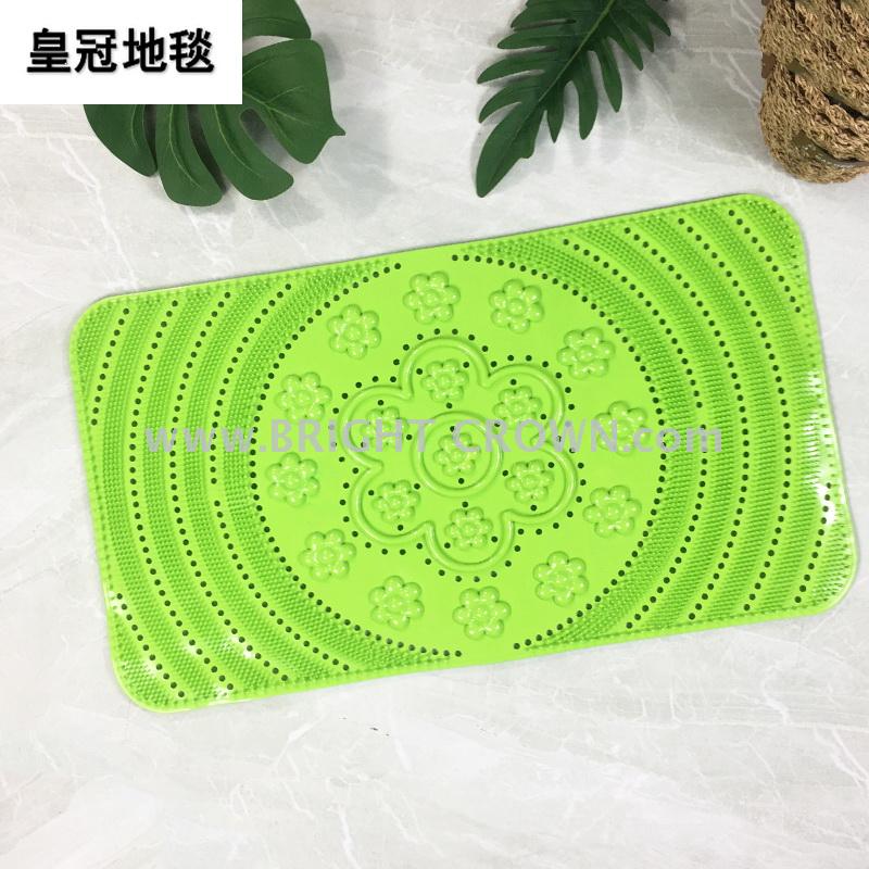 Odorless and environmentally friendly PVC bathroom mat bath massage pad bathroom bathtub mat with suction cups