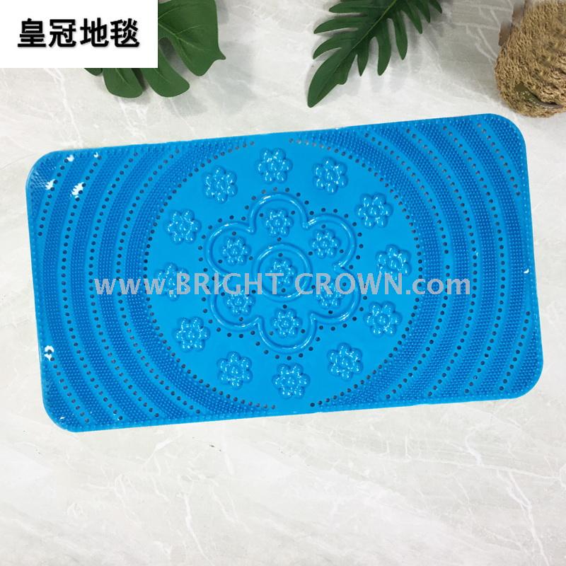 Odorless and environmentally friendly PVC bathroom mat bath massage pad bathroom bathtub mat with suction cups
